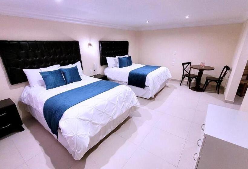 带2个双人床的标准工作室, Tierras Blancas