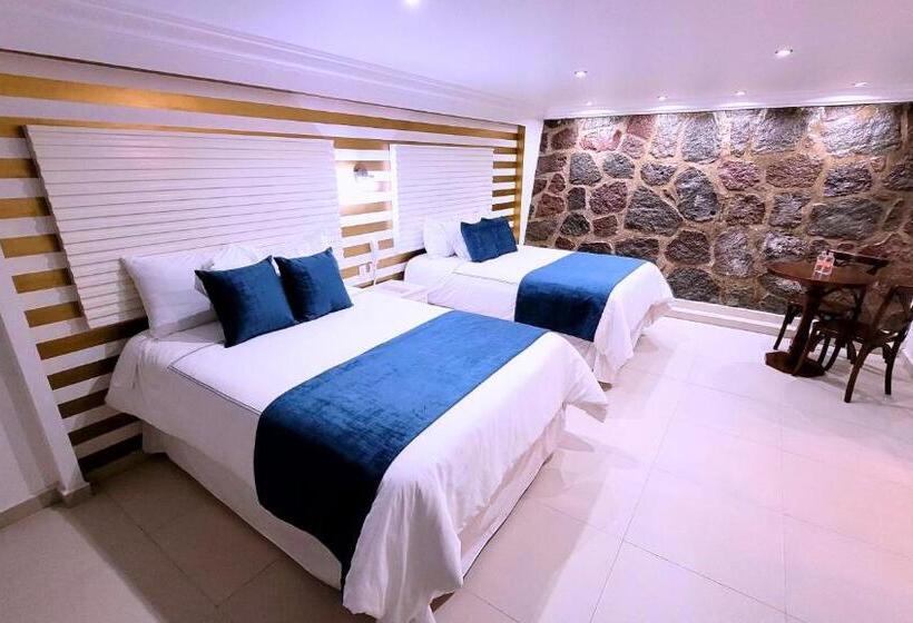 带2个双人床的标准工作室, Tierras Blancas