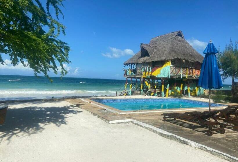 غرفة ديلوكس مطلّة علي البحر, Kaure Sand Beach Lodge