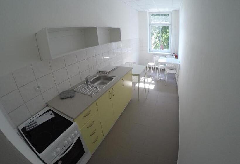 חדר סטנדרטי לארבעה עם חדר אמבטיה משותף, Centrum Ubytování Břeclav