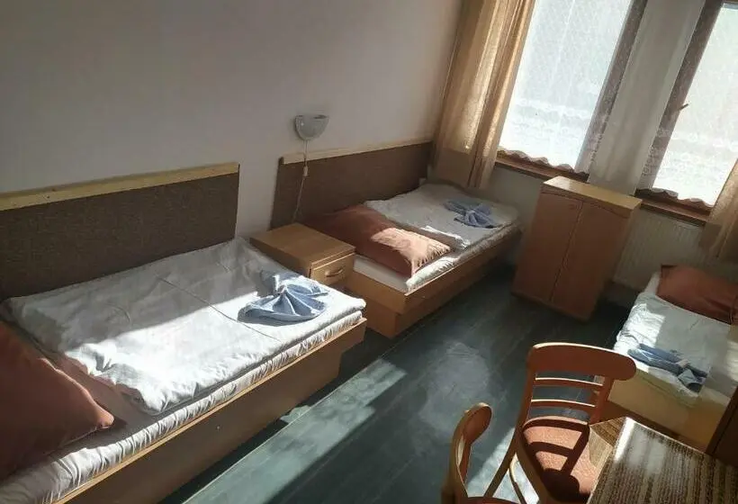 اتاق استاندارد سه تخته با سرویس بهداشتی مشترک, Sklárna Harrachov