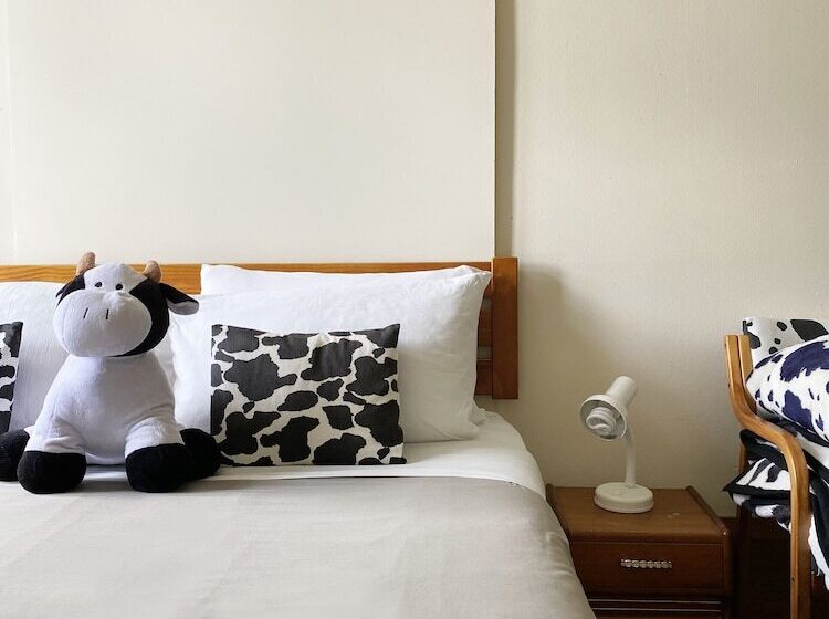 חדר סטנדרט לשלושה עם חדר אמבטיה משוף, Noah's Ark Backpackers