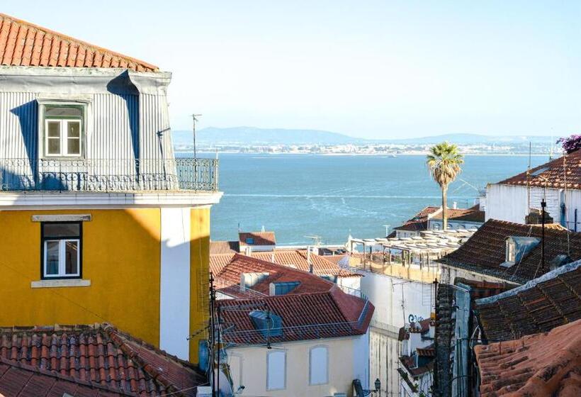 اتاق استاندارد با چشم‌انداز دریا, Santa Luzia B&b  Horigem