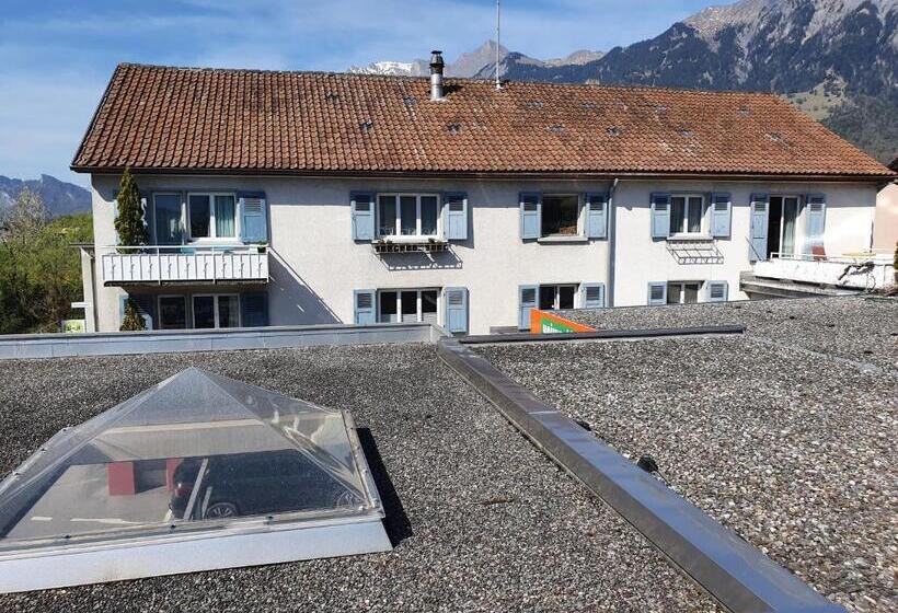 발코니가 있는 2 베드룸 아파트, Bnb Haus Weibel