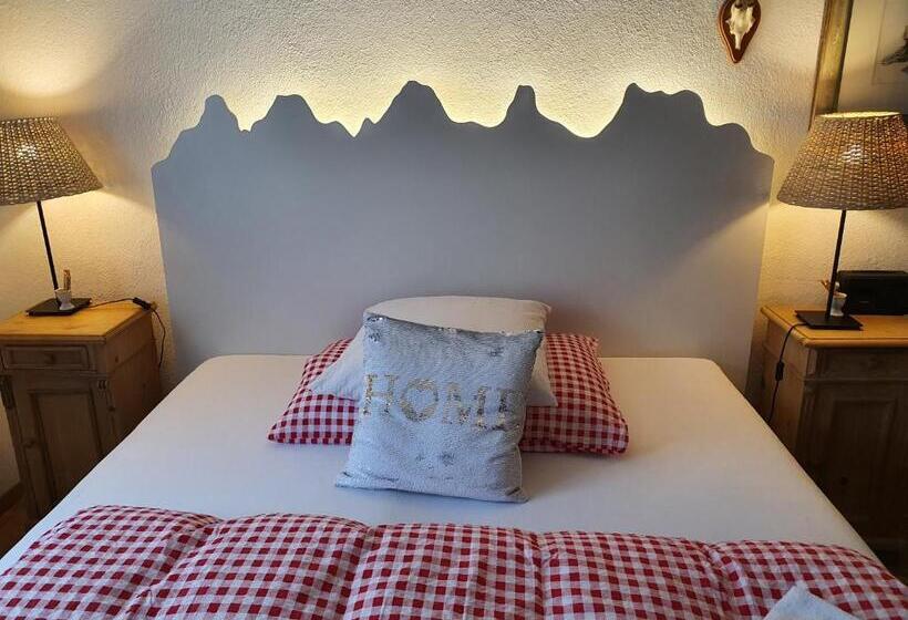 발코니가 있는 2 베드룸 아파트, Bnb Haus Weibel