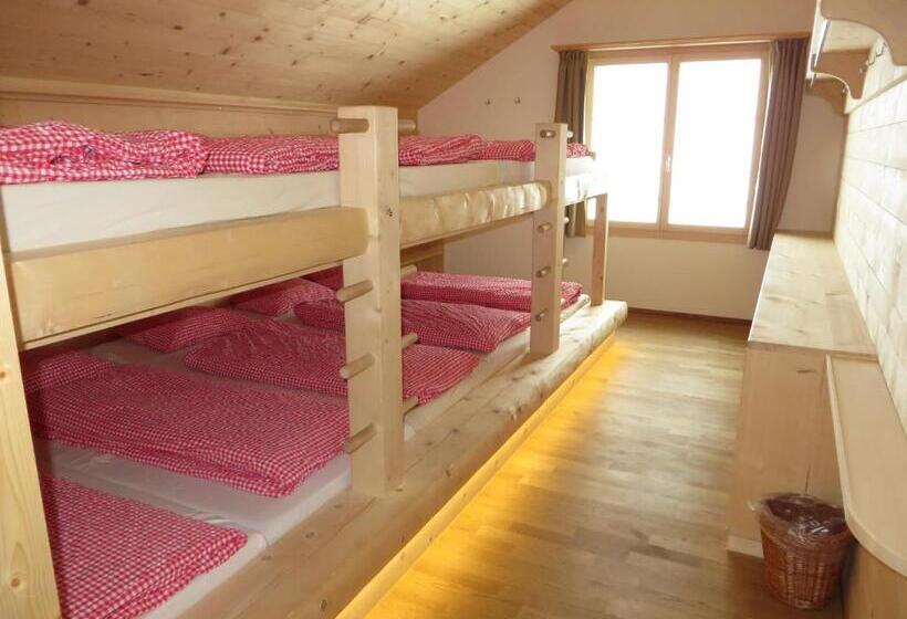 מיטה בחדר משותף, Bärghuis Jochpass   Alpine Hideaway   2222müm