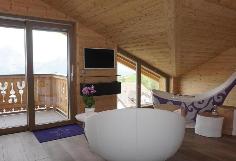 جناح, Caschu Alp Boutique Design Hotel Stoos   Adults Only