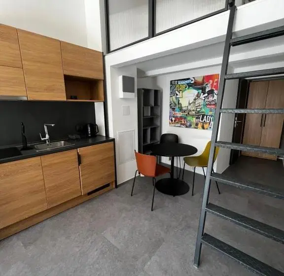 דירת דופלקס בת חדר שינה 1, In Budapest Apartments