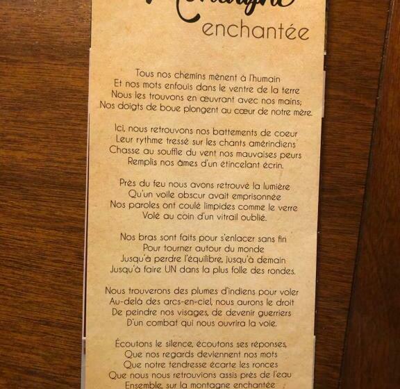 חדר סטנדרט לארבעה, Gîte De La Montagne Enchantée