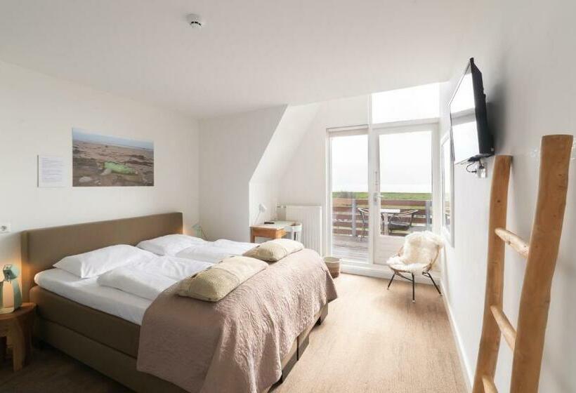 חדר סטנדרט נוף לים עם מרפסת, Het Vlieland