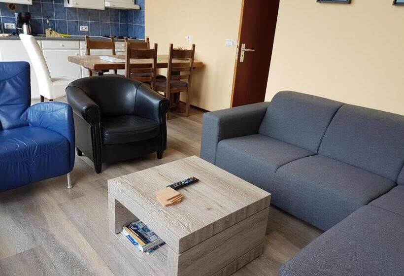 דירת חדר נוף לגינה, Resort De Vlasschure