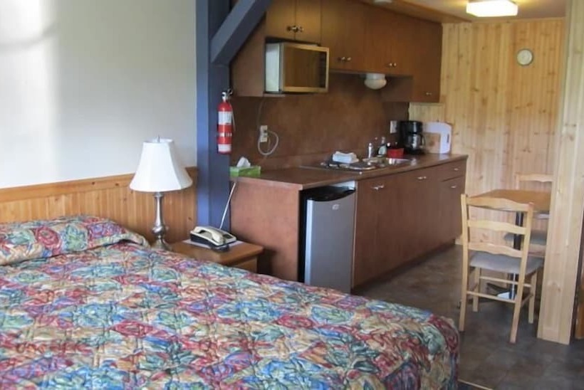 带2个双人床的标准工作室, Lakeside Motel