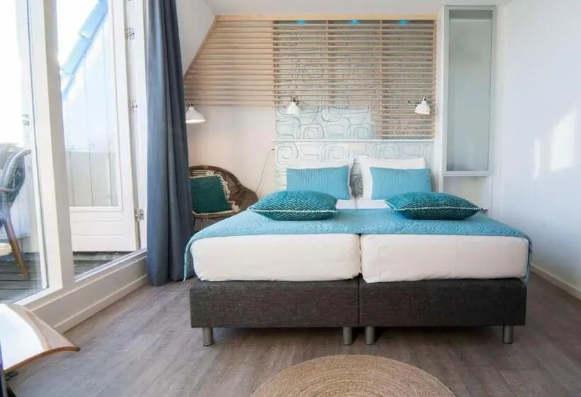 Standard-huone Merinäkymä Parveke, Loods Hotel Vlieland