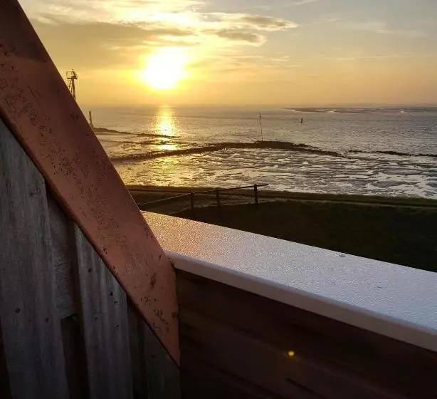 Standard-huone Merinäkymä Parveke, Loods Hotel Vlieland