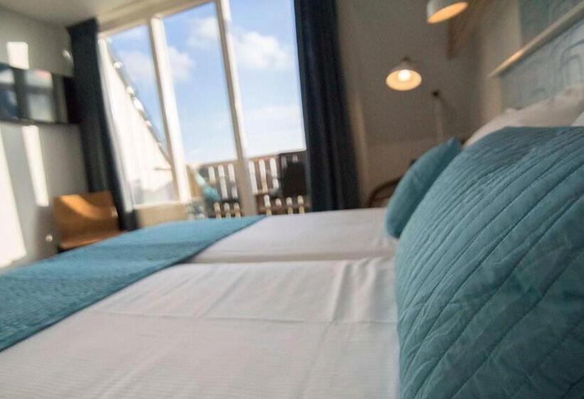 חדר סטנדרט נוף לים עם מרפסת, Loods Hotel Vlieland