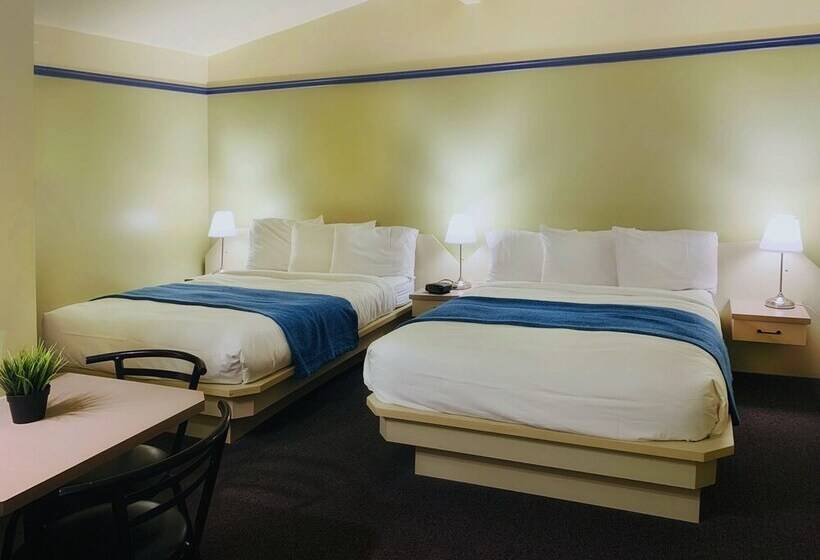 חדר סטנדרט שתי מיטות זוגיות, Motel La Cheminée