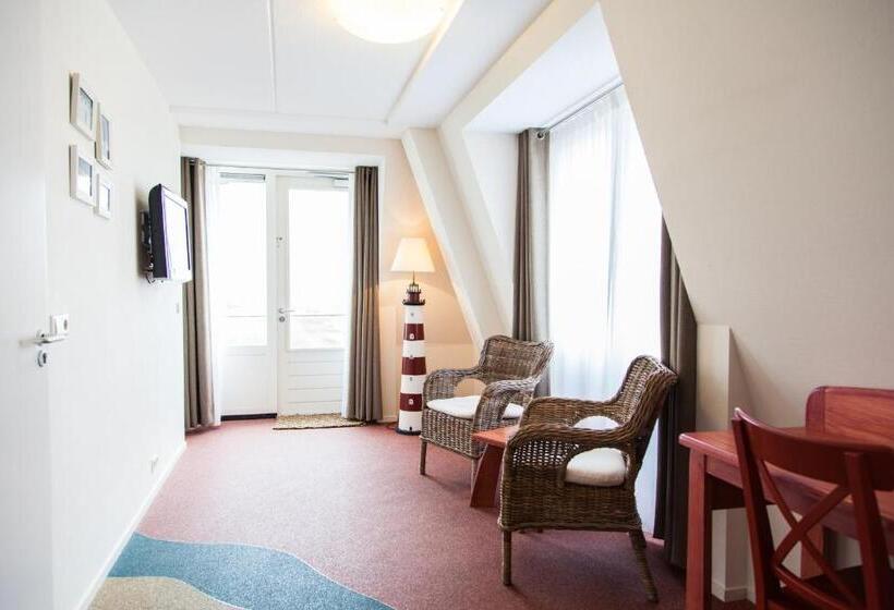 带海景的豪华间, Strandhotel Noordzee
