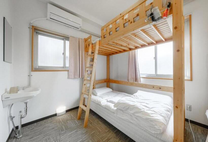 带共用浴室的标准房间, Super Conveniently Located The Guest House Hakodate Bay