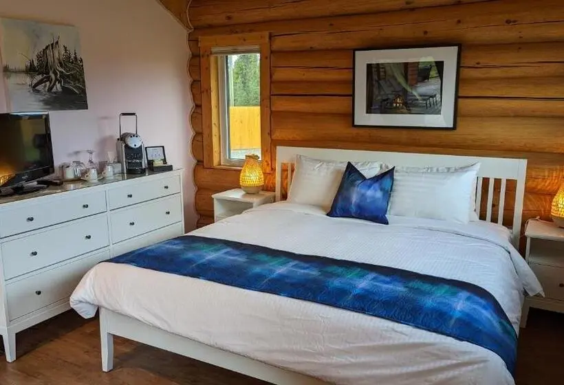 キングサイズベッドのデラックスルーム, Northern Lights Resort & Spa
