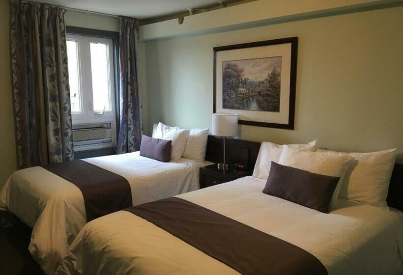 스탠다드 룸 더블 침대 2개, Auberge Centre Ville