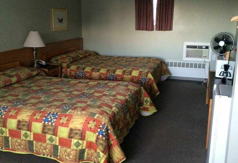 غرفه قياسيه سريرين مزدوجين, Raccoon Lodge Motel