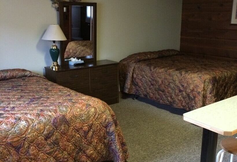 غرفه قياسيه سريرين مزدوجين, Raccoon Lodge Motel