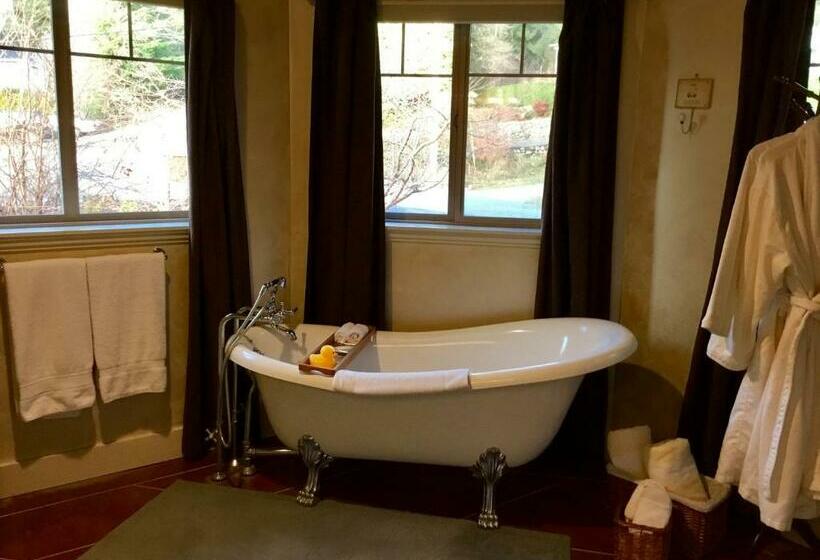 带大床的套房, The Tuwanek Hotel And Spa