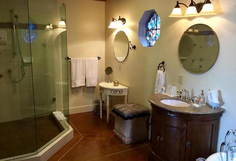 带大床的豪华间, The Tuwanek Hotel And Spa