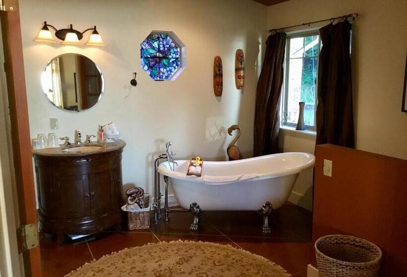 带大床的豪华间, The Tuwanek Hotel And Spa