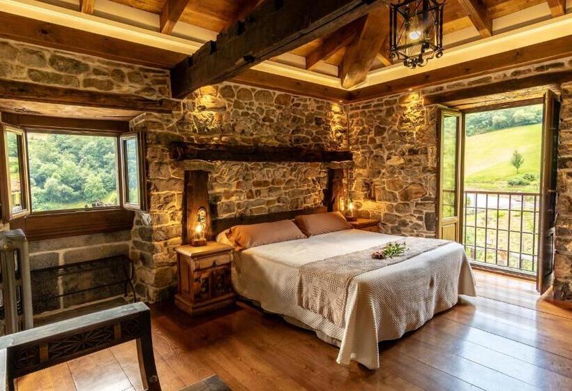 חדר דלוקס עם מרפסת, Casona De El Castaniu