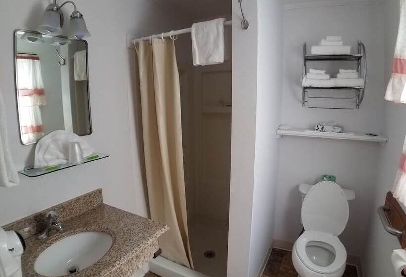 غرفه قياسيه سريرين مزدوجين, Bay Top Motel