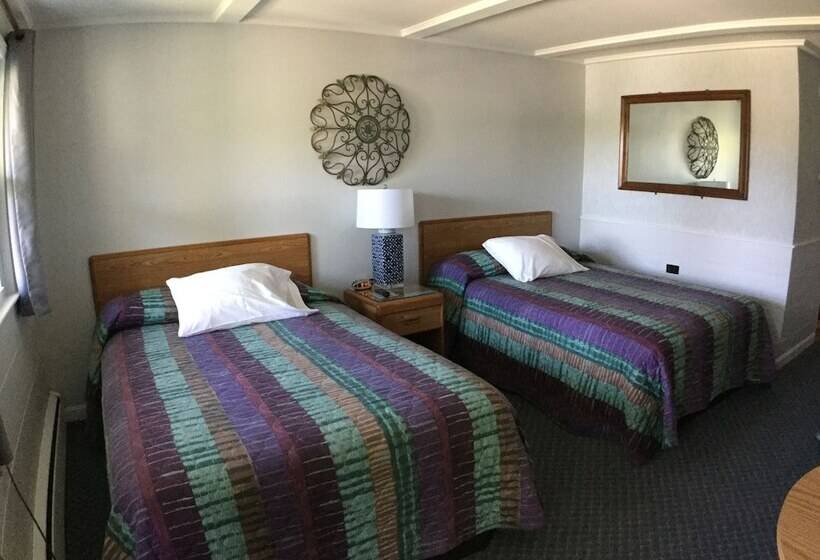 غرفه قياسيه سريرين مزدوجين, Bay Top Motel