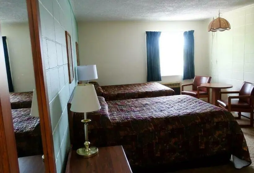 ２ダブルベッドのスタンダードルーム, Attican Motel   Attica   Batavia   Warsaw   Darien Lake