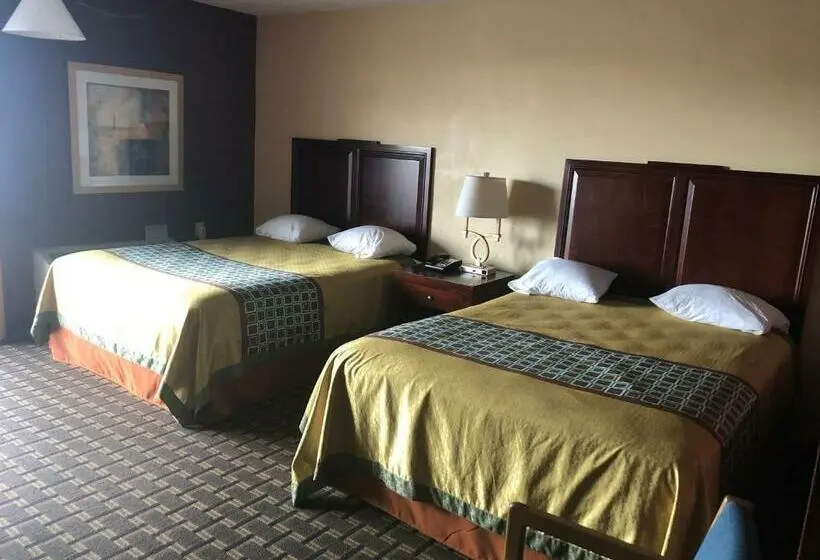 ２ダブルベッドのスタンダードルーム, Budget Inn Motel