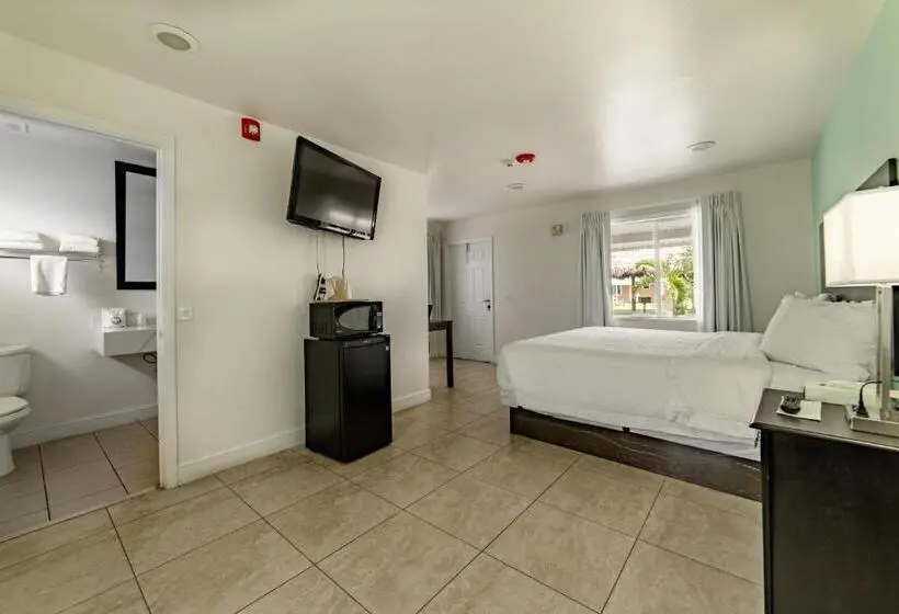 身障者適用キングサイズベッドルーム, Everglades City Motel   Everglades Adventures Inn