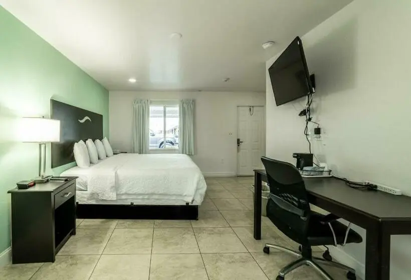キングサイズベッドのスタンダードルーム, Everglades City Motel   Everglades Adventures Inn