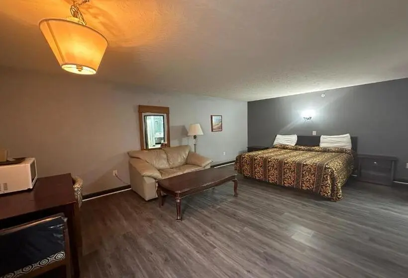 身障者適用キングサイズベッドルーム, Fairway Inn Florence Indiana