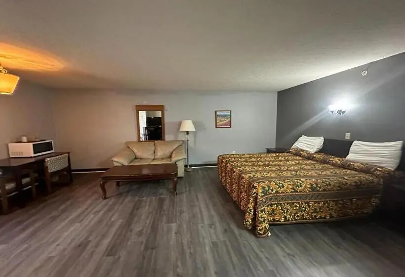 身障者適用キングサイズベッドルーム, Fairway Inn Florence Indiana