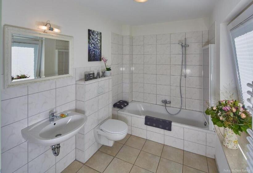 テラス付き1ベッドルームアパートメント, Heike´s Frühstückspension