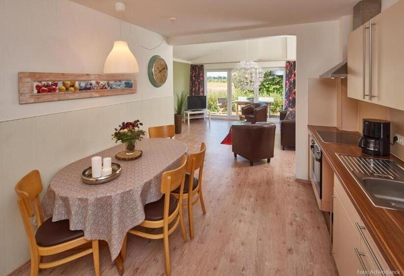 テラス付き1ベッドルームアパートメント, Heike´s Frühstückspension