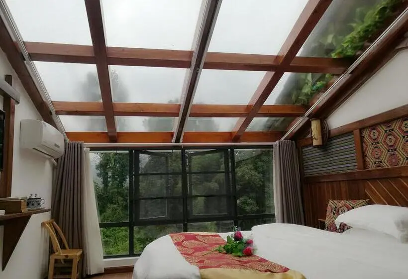 キングサイズベッドのスタンダードルーム, Zhangjiajie Jijiehao Inn