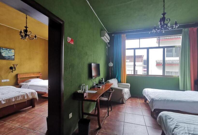 جناح عائلي غرفتين نوم, Yangshuo Eden Inn