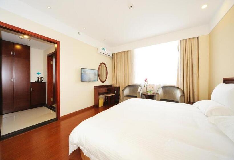 디럭스 룸, Greentree Inn Shanghai West Huaxia Road Metro Station Express