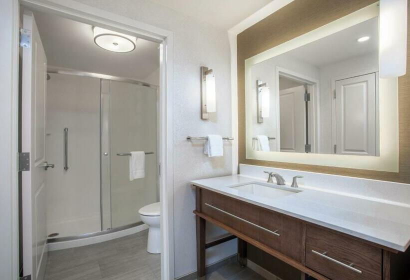 キングサイズベッドのデラックススイート, Homewood Suites By Hilton Saratoga Springs