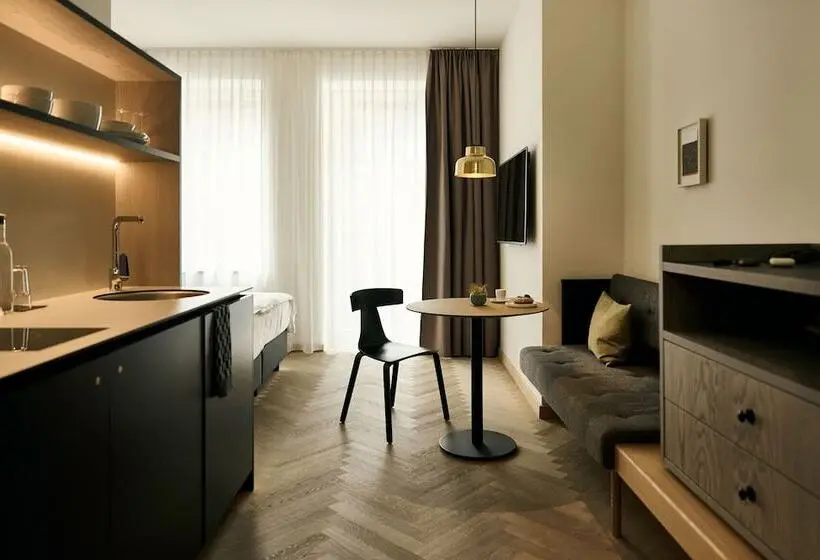 آپارتمان راحتی 1 خوابه, Melter Hotel & Apartments   A Neighborhood