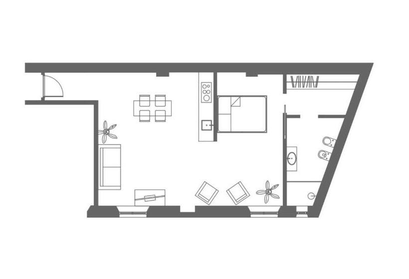带1个卧室的公寓, Brera Apartments In Porta Romana