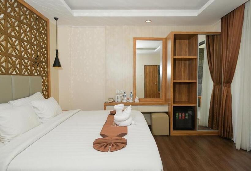 Quarto Deluxe Cama King, Kamarkoe Hotel Seminyak