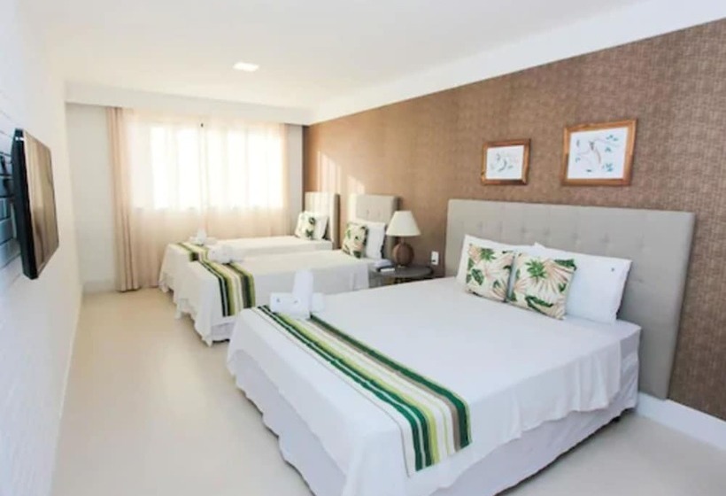 חדר לארבעה סטנדרטי עם מרפסת, Premium Recanto Da Passagem