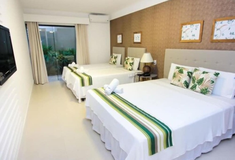 חדר לארבעה סטנדרטי עם מרפסת, Premium Recanto Da Passagem