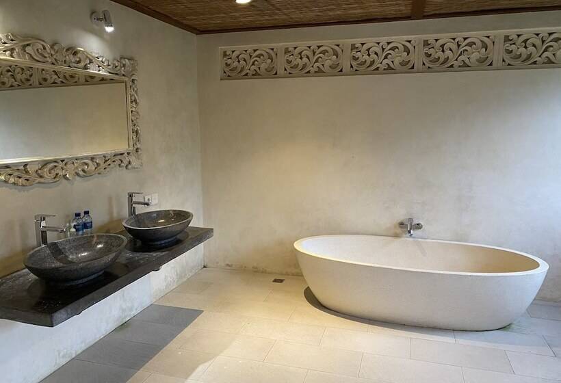 חדר דלוקס נוף לגינה, Sawah Indah Villa